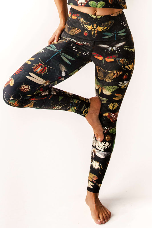 YOGA DEMOCRACY YOGA LEGGINGS: BUGGIN' OUT