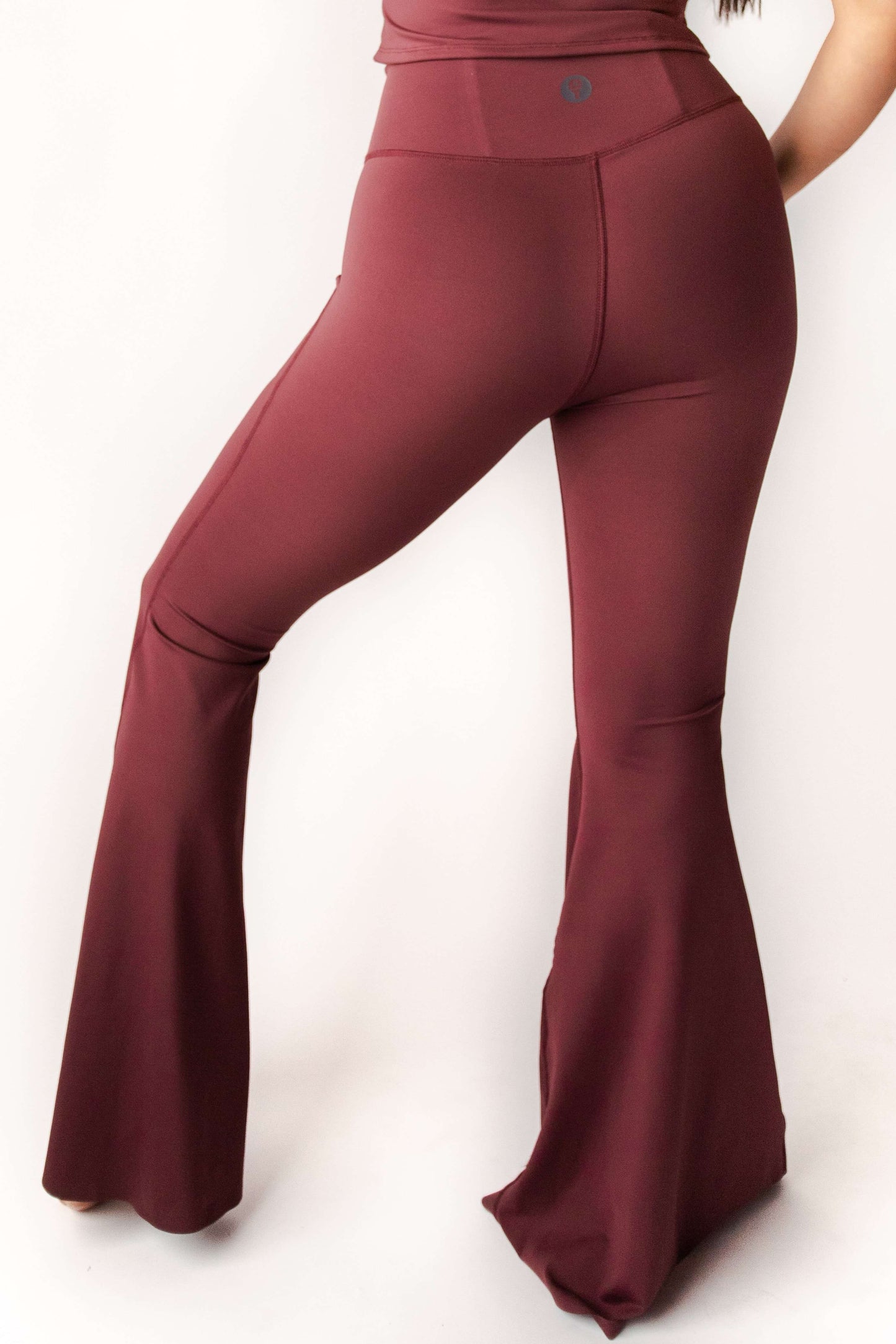 YOGA DEMOCRACY BELL BOTTOMS: MAROON