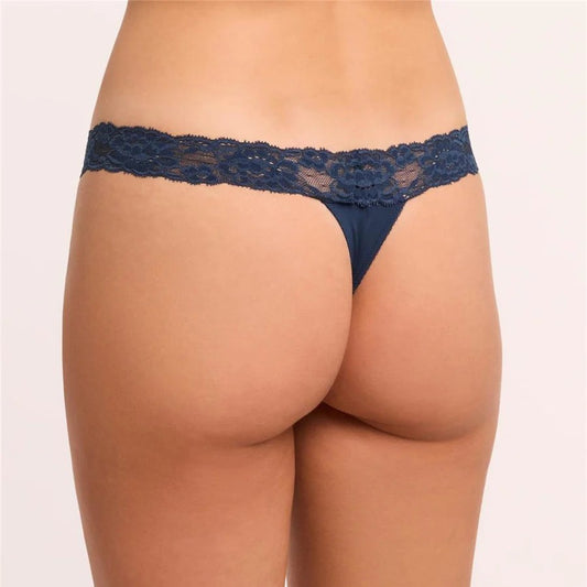 MONTELLE THONG: CAMBRIDGE BLUE