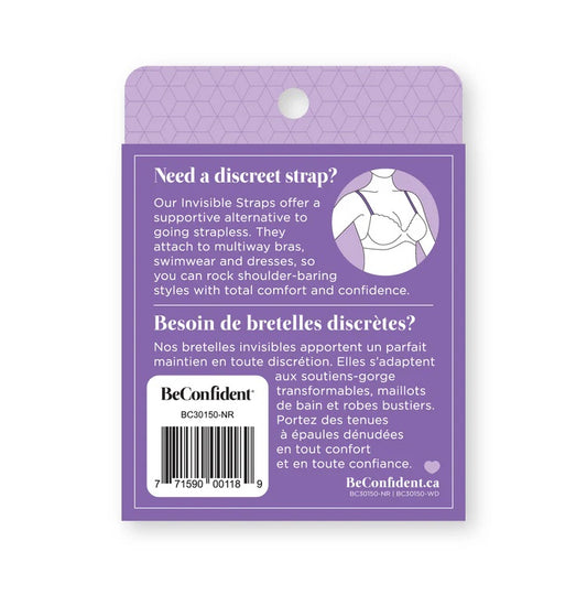 BC30150 NARROW CLEAR STRAPS (1CM)