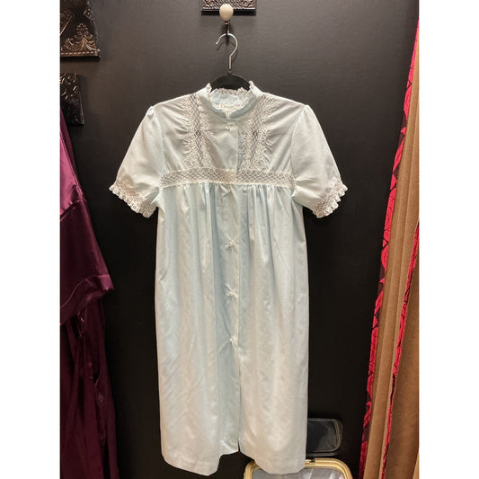 Vintage CHRISTIAN DIOR cotton babyblue gown