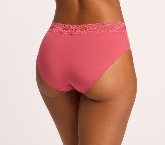 9004 MONTELLE LACE BRIEF SPICED CORAL