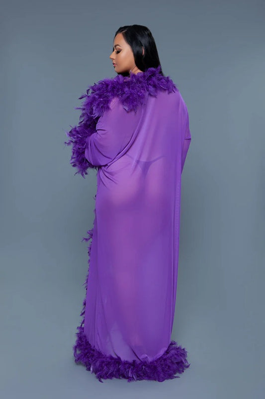 BEWICKED GLAMOUR ROBE: VIOLET (ONE SIZE)