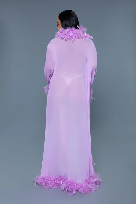 BEWICKED GLAMOUR ROBE: LAVENDER (ONE SIZE)