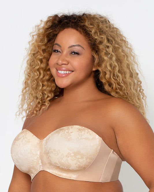 CURVY COUTURE STRAPLESS: NUDE