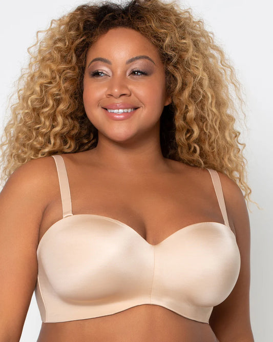 CURVY COUTURE STRAPLESS: NUDE