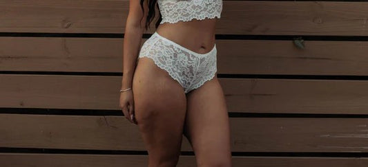 KILO BRAVA LACE HIPSTER: WHITE