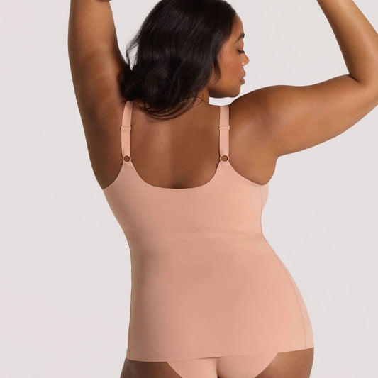 EVELYN BOBBIE STRUCTURED SCOOP TANK: HIMALAYAN SALT