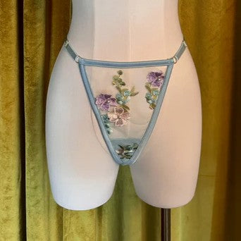 KILO BRAVA G-STRING: POWDER BLUE