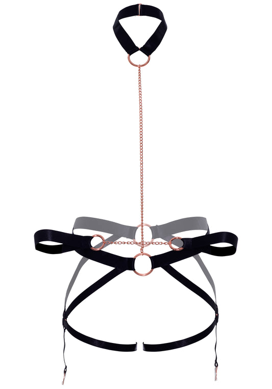 LEG AVENUE SAFE WORD HARNESS RESTRAINT SET