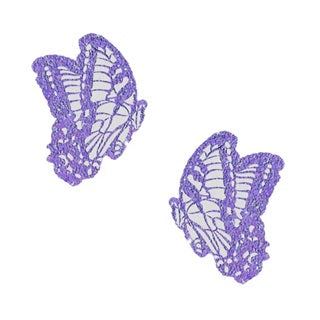 NEVA NUDE GLITTER PASTIES: LAVENDER BUTTERFLY