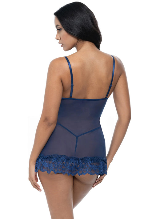 OHLALA CHERI VALENTINE BABYDOLL: ESTATE BLUE