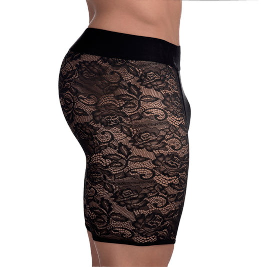 MENAGERIE INTIMATES MIDWAY BRIEF BLACK ROSE