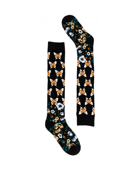 SOCK CANDY KNEE HIGH SOCKS: BUTTERFLY CRAZE