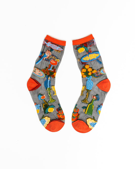 SOCK CANDY "LA DOLCE VITA" SHEER SOCKS