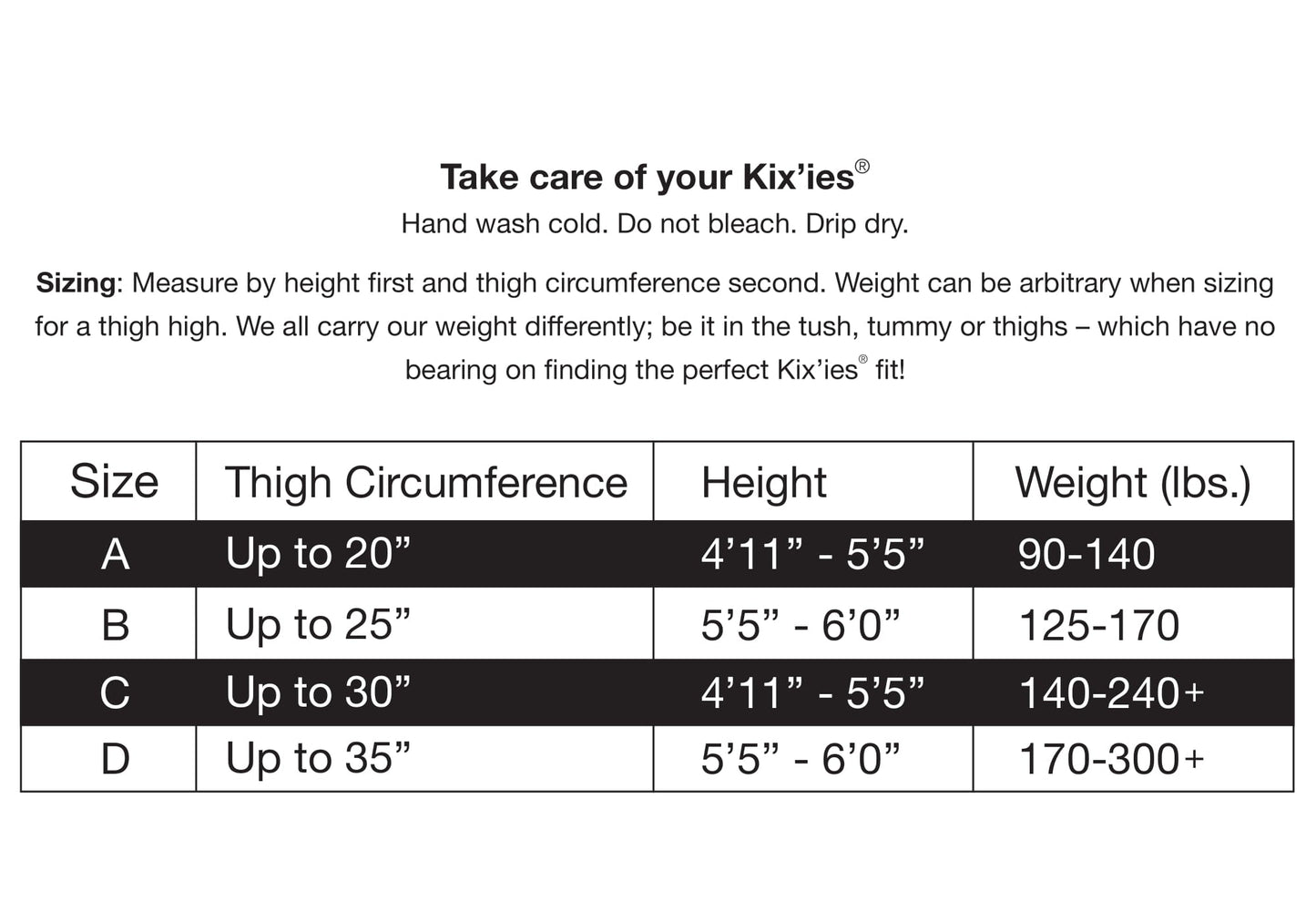 KIX'IES ELLE THIGH HIGHS