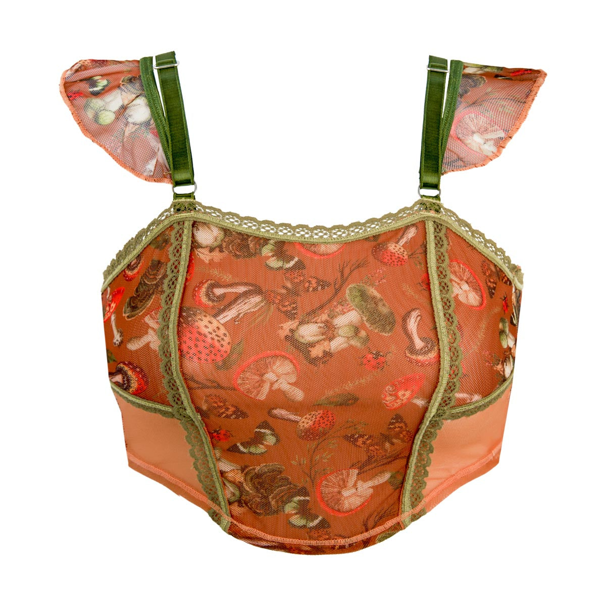 Mushroom Fairy Printed Corset - Final stock