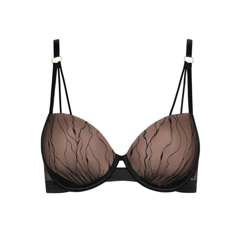 LISCA NIGHTSCAPE MOULDED CUP: BEIGE/BLACK