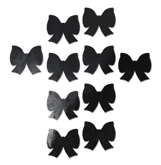 PASTEASE BODY MINI PASTIES (10 MINI BOW FAUX LATEX BODY PASTIES