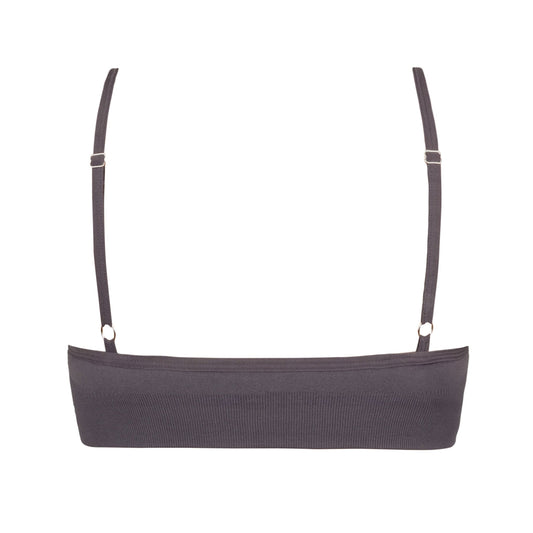 NON DISCLOSURE APPAREL THE ELLI WOMEN'S BRALETTE: GRAY