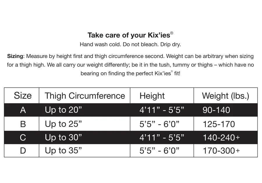 KIX'IES GAME DAY ORANGE & WHITE THIGH HIGHS