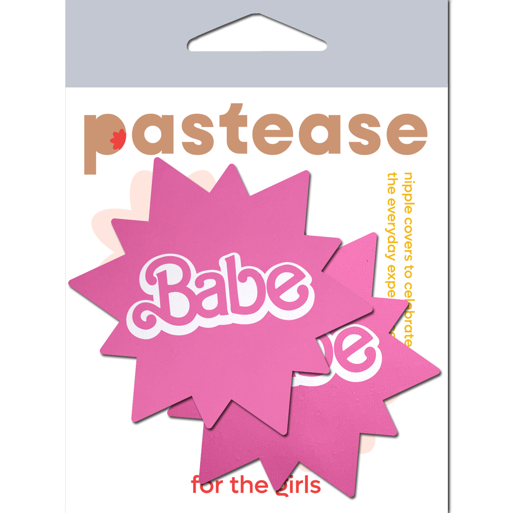 PASTEASE 'BABE' DOLL PINK SUNBURST PASTIES