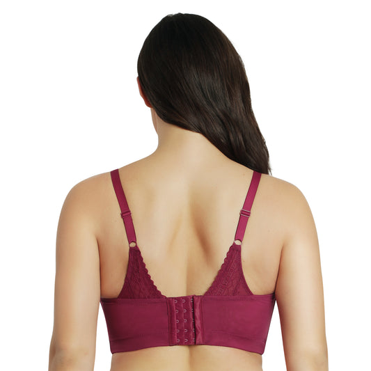 PARFAIT MIA DOT BRALETTE: BLACKBERRY