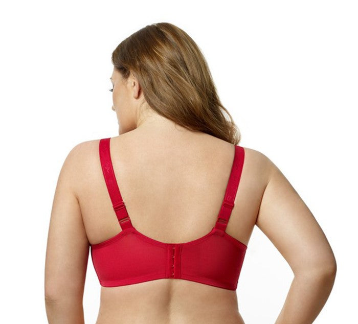ELILA STRETCH LACE FULL CUP: RED