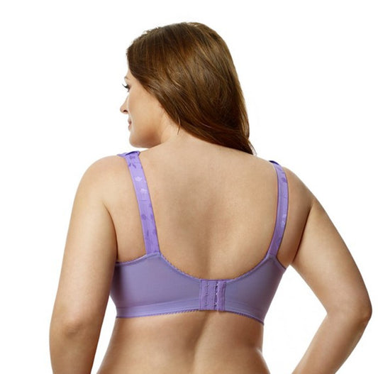 ELILA JACQUARD NON-WIRE FULL CUP: LILAC