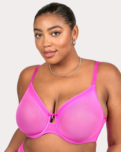 CURVY COUTURE SHEER MESH: FLIRT