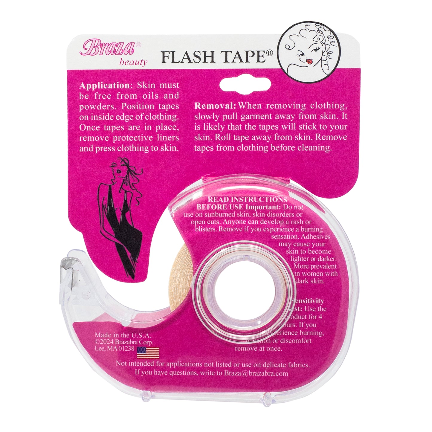 BRAZA FASHION TAPE - CLOTHING ADHESIVE TAPE