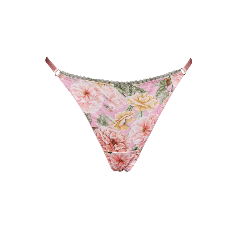 NOBLESSE OBLIGE ENGLISH ROSE THONG