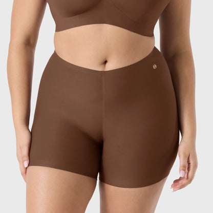EVELYN BOBBIE HIGH-WAISTED LONGLINE SLIP SHORT