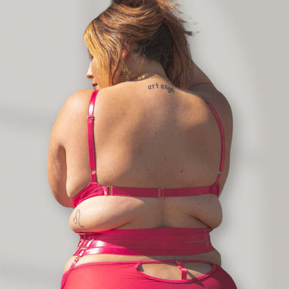 Hearts of Venus Bikini in Hot Pink - Final stock