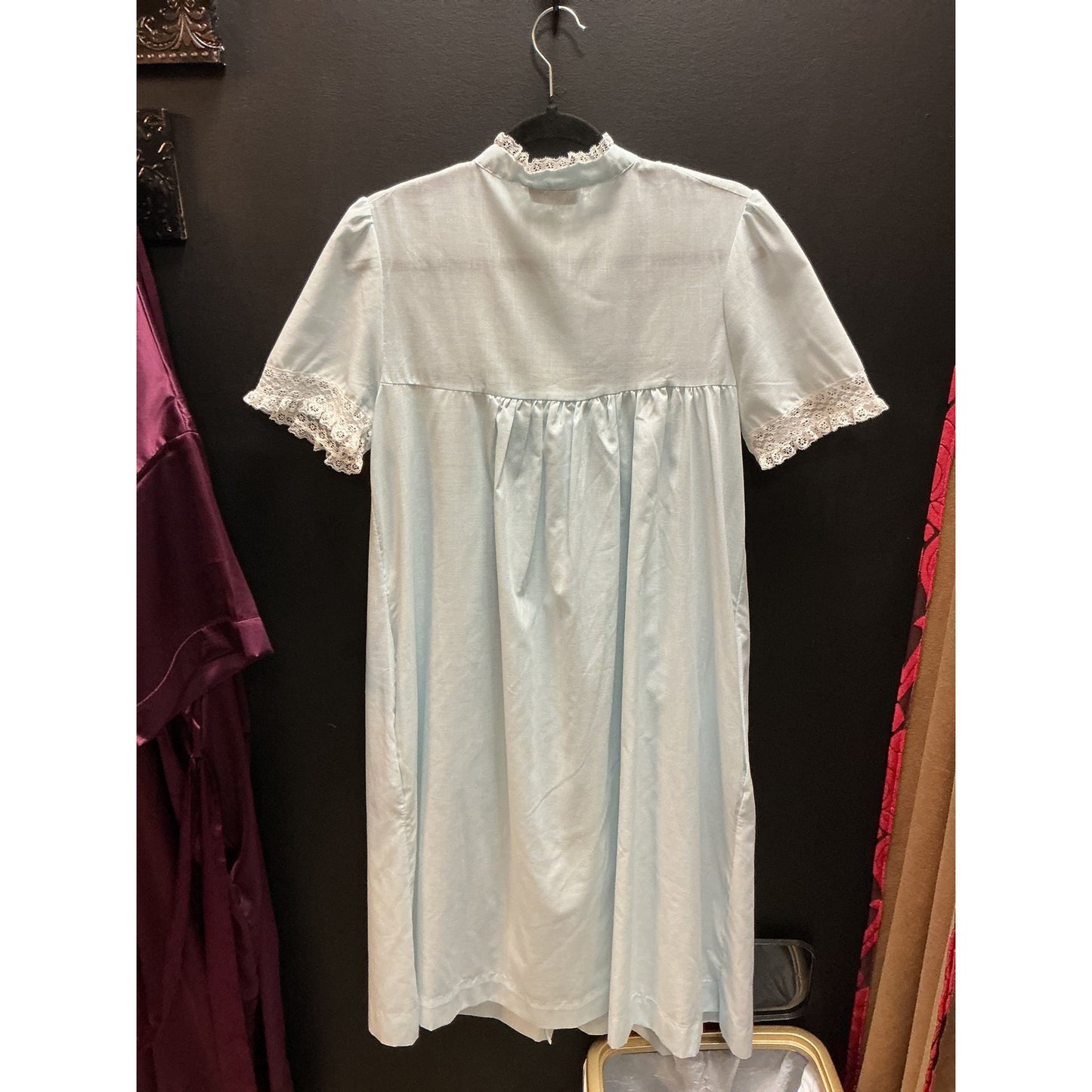 Vintage CHRISTIAN DIOR cotton babyblue gown