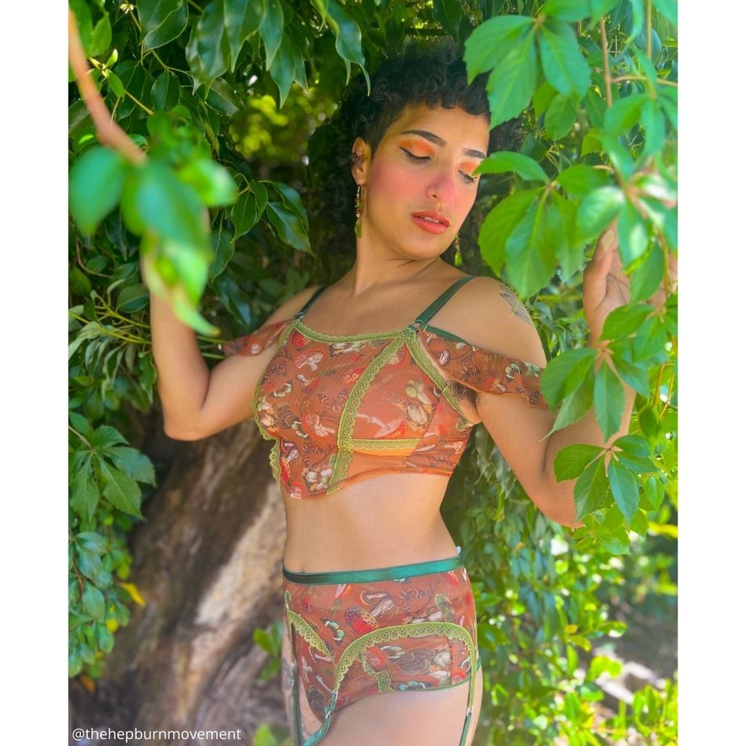 Mushroom Fairy Printed Corset - Final stock