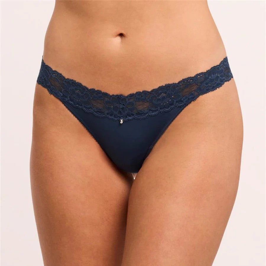 MONTELLE THONG: CAMBRIDGE BLUE