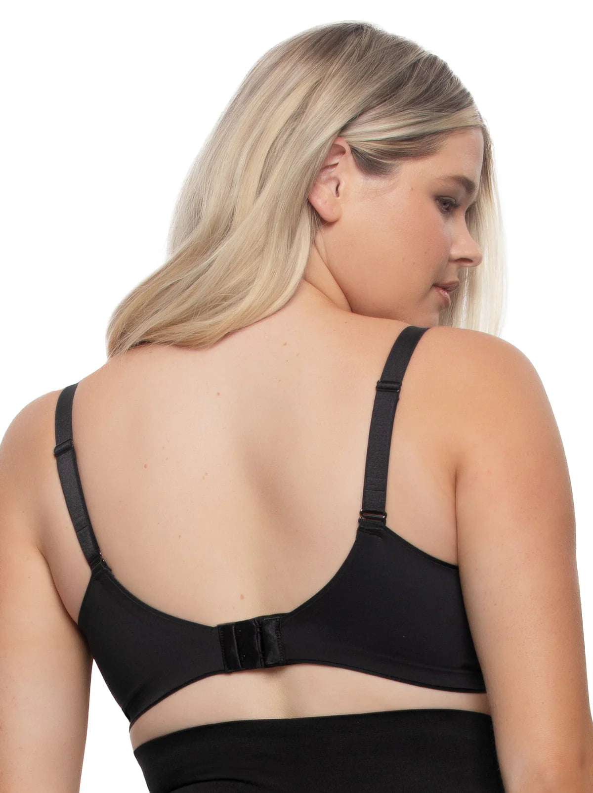 FELINA MOXIE SEAMLESS PUSH UP: BLACK