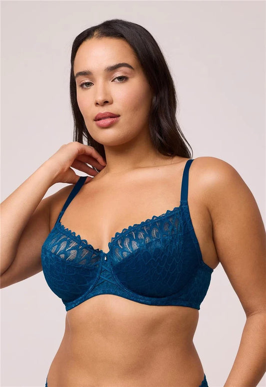 MONTELLE LACY MUSE FULL CUP: PEACOCK