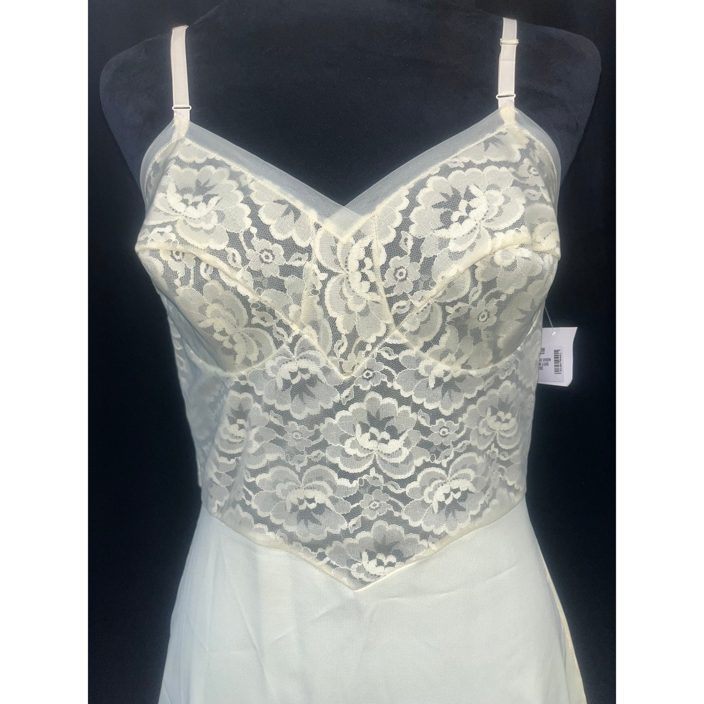 VINTAGE WARNERS YELLOW SLIP DRESS: SIZE 32