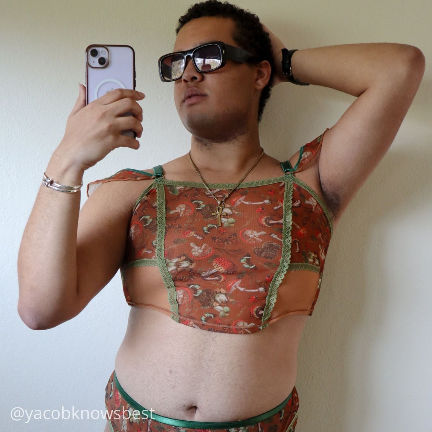 Mushroom Fairy Printed Corset - Final stock