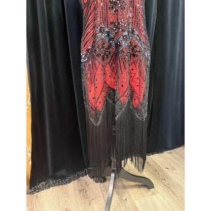 VINTAGE ROARING 20'S INSPIRED PARTY DRESS: SIZE XL