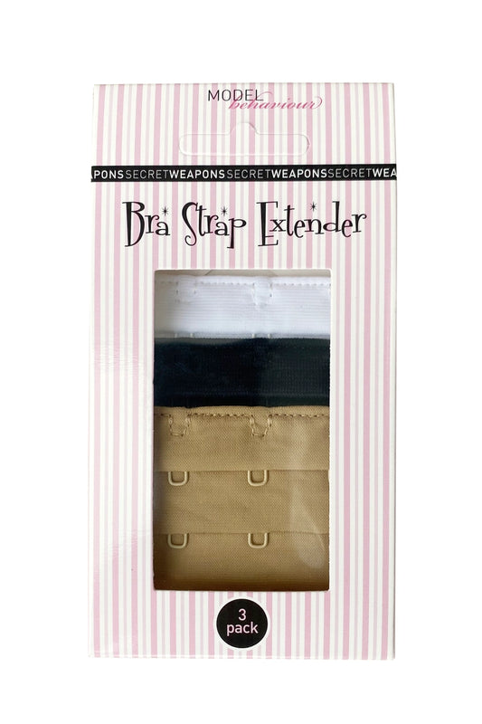 SECRET WEAPONS 4-HOOK BRA EXTENDERS (3 PACK)