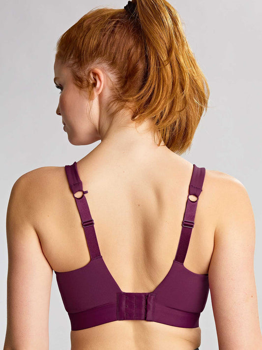PANACHE ENDURANCE SPORTS BRA: BERRY/CHALK