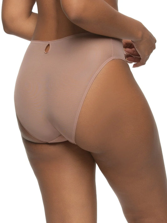FELINA HI-CUT LOTUS BRIEF: ROSE TAN