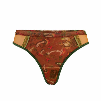 Mushroom Fairy Printed Thong - Final restock