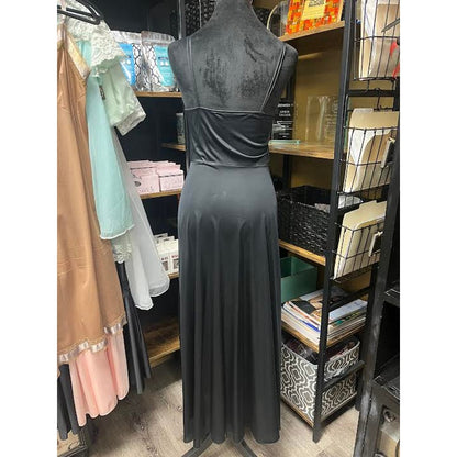 VINTAGE LUCY PEIGNOIR BLACK SET (SMALL)