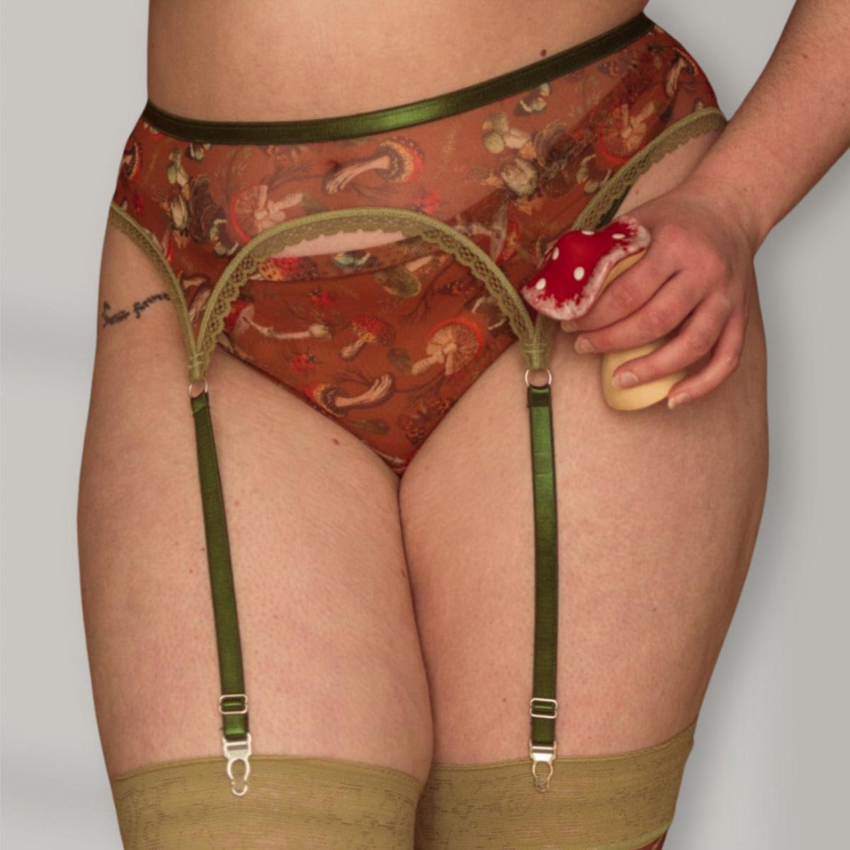 Mushroom Fairy Adjustable Garter Belt - Final restock