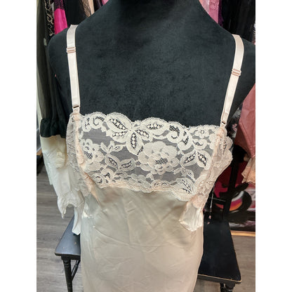VINTAGE OLGA PEACH SLIP DRESS (SIZE 36 BUST)