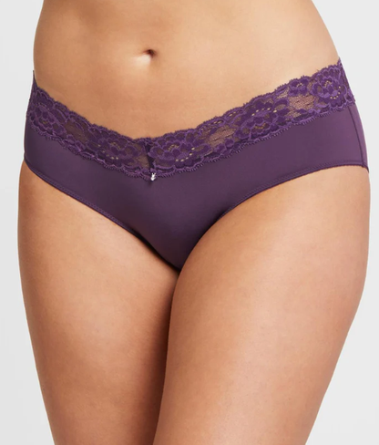 9004 MONTELLE LACE BRIEF PINOT